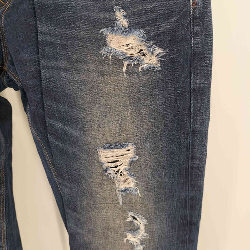 トミーヒルフィガーデニム TOMMY HILFIGER DENIM RYAN ダメージストレートデニム メンズ W34L32