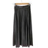 ザラ ZARA フェイクレザーロングプリーツスカート レディース JPN:XS