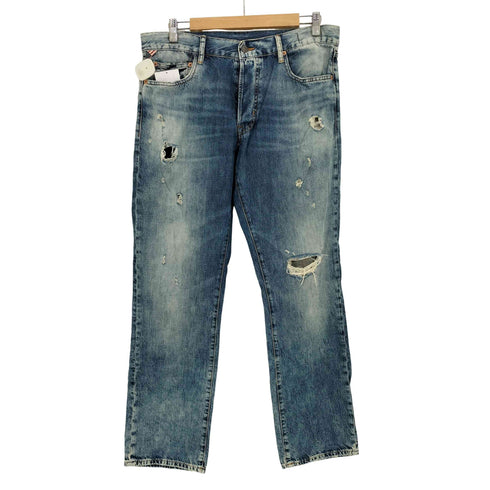 デニムアンドサプライ ラルフローレン DENIM & SUPPLY RALPH LAUREN Y2K グランジ ボタンフライ ダメージデニム メンズ