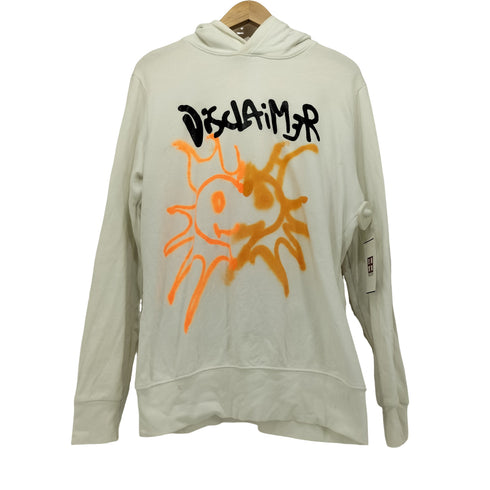 DISCLAIMER 両面プリント L/S プルオーバー パーカー メンズ