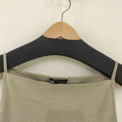 ザラ ZARA SOFT PIQUÉ VEST レディース JPN:S