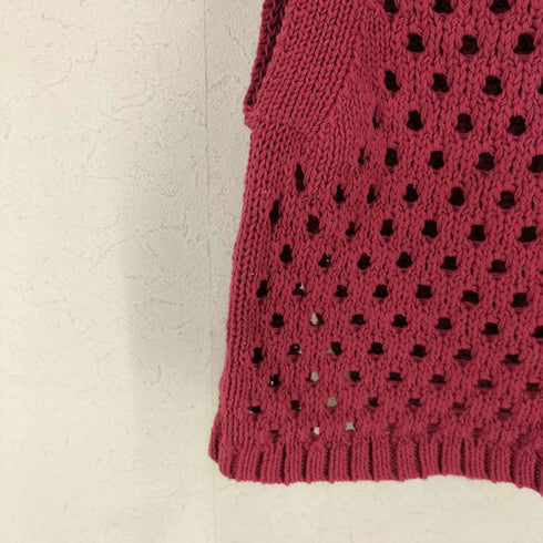 マウジー moussy CROCHET ニットタンク レディース FREE