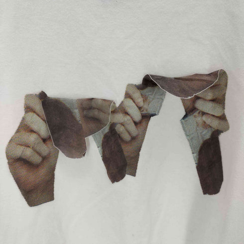 ミハラヤスヒロ MIHARA YASUHIRO ハンドプリントtシャツ メンズ