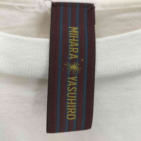 ミハラヤスヒロ MIHARA YASUHIRO ハンドプリントtシャツ メンズ