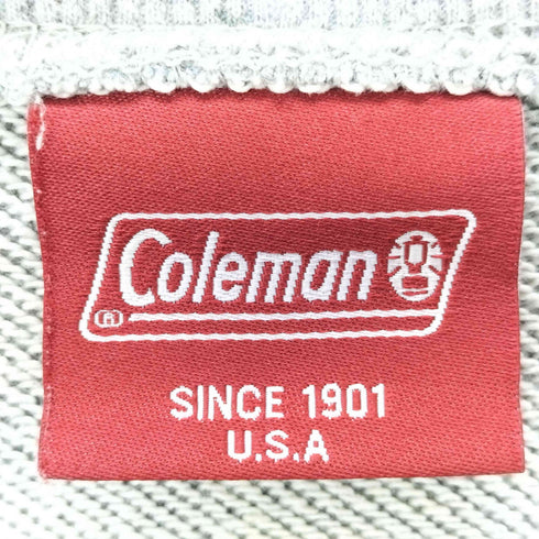 コールマン COLEMAN プリント クルーネックスウェット メンズ