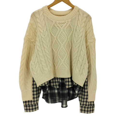 SUMISTYLE レイヤードニット レディース FREE