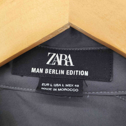 ザラマン ZARA MAN BERLIN EDITION ダメージデザインシャツ メンズ import:L