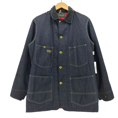 オシュコシュ OSHKOSH 60-70S 裏地キルティング 襟コーデュロイ 金ボタン カバーオール ジャケット メンズ