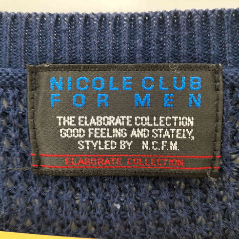 ニコル NICOLE メッシュニット メンズ