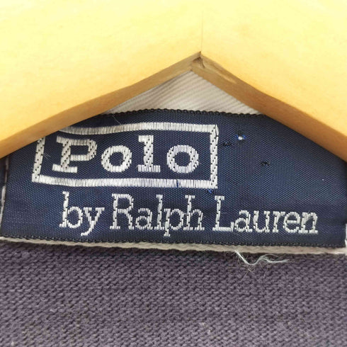 ポロバイラルフローレン Polo by RALPH LAUREN ポニー刺繍 ボーダー ラガー シャツ メンズ import:M