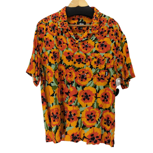 ステューシー Stussy POPPY SS SHIRT オープンカラーアロハシャツ メンズ JPN:M