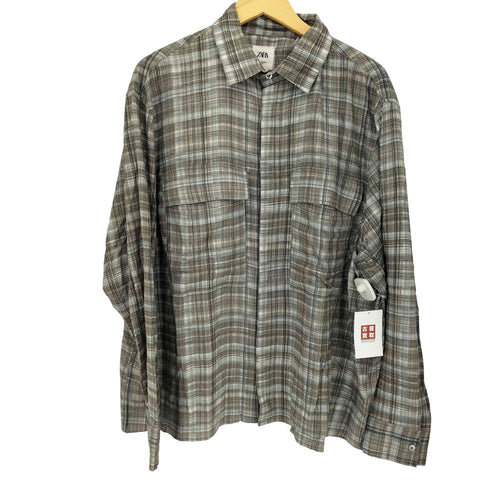 ザラマン ZARA MAN LIMITED EDITION CHECK SHIRT メンズ import:L