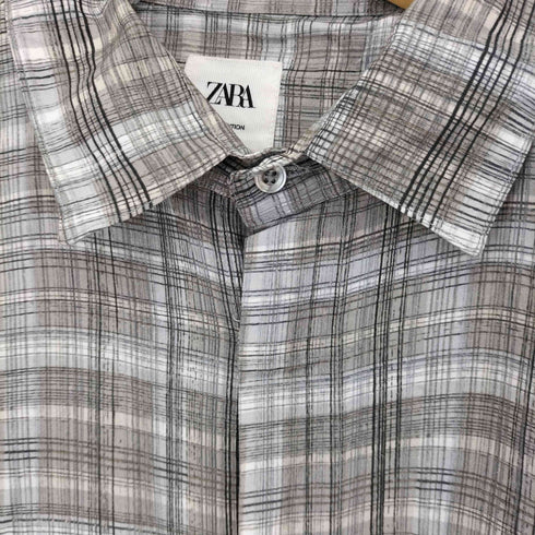 ザラマン ZARA MAN LIMITED EDITION CHECK SHIRT メンズ import:L