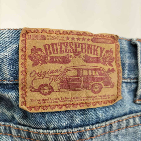 BUZZSPUNKY ワッペンスキニーデニムパンツ メンズ JPN:M