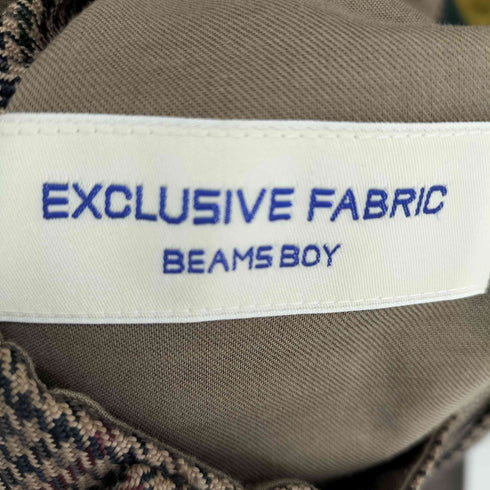 ビームスボーイ BEAMS BOY ワンプリーツ ポリエステル テーパード パンツ レディース JPN:0