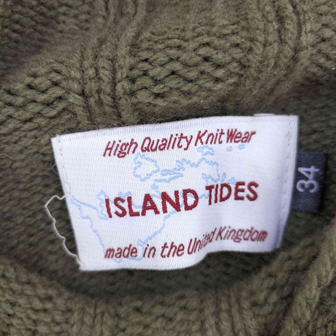 ISLAND TIDES MADE IN ENGLAND タートルネック ウールニット レディース JPN:34