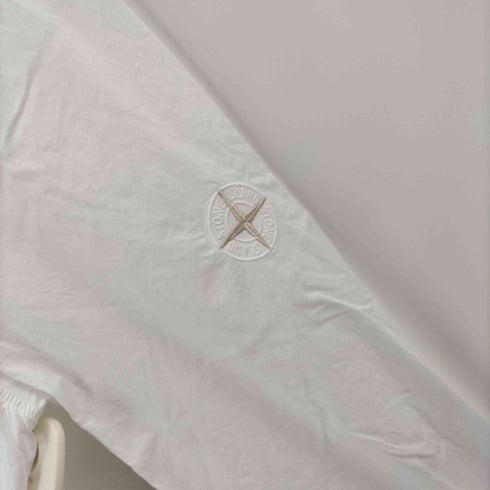 ストーンアイランド STONE ISLAND アームロゴ刺繍 バンドカラーシャツ メンズ JPN:M