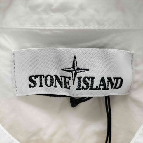 ストーンアイランド STONE ISLAND アームロゴ刺繍 バンドカラーシャツ メンズ JPN:M