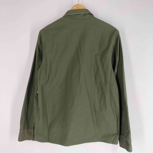 アルファインダストリーズ ALPHA INDUSTRIES ユーティリティーシャツジャケット アーミーグリーン メンズ import:L