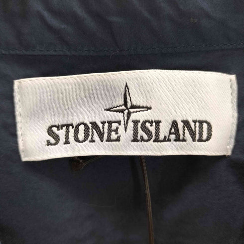ストーンアイランド STONE ISLAND アームロゴ刺繍 バンドカラーシャツ メンズ JPN:M
