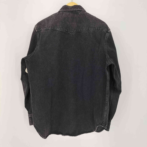 ザラ ZARA ウエスタンデニムシャツ メンズ import:M