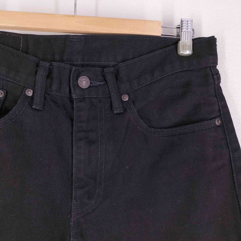 リーバイス Levis 505 裏起毛デニムパンツ ブラックデニム メンズ W31 L32