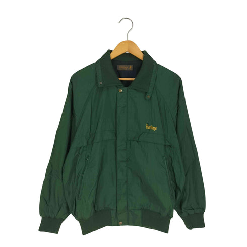 ヘリテージ HERITAGE GOLF CLASSIC 裏地チェック ナイロン スイングトップ メンズ import:L