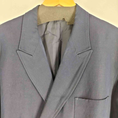 ヨウジヤマモトプールオム Yohji Yamamoto POUR HOMME 初期 丸文字タグ ラミーレーヨン 3B ダブルブレスト テーラードジャケット メンズ JPN:S
