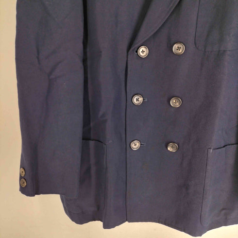 ヨウジヤマモトプールオム Yohji Yamamoto POUR HOMME 初期 丸文字タグ ラミーレーヨン 3B ダブルブレスト テーラードジャケット メンズ JPN:S
