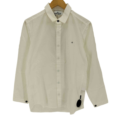 ストーンアイランド STONE ISLAND Regular fit 胸刺繍比翼シャツ メンズ JPN:M