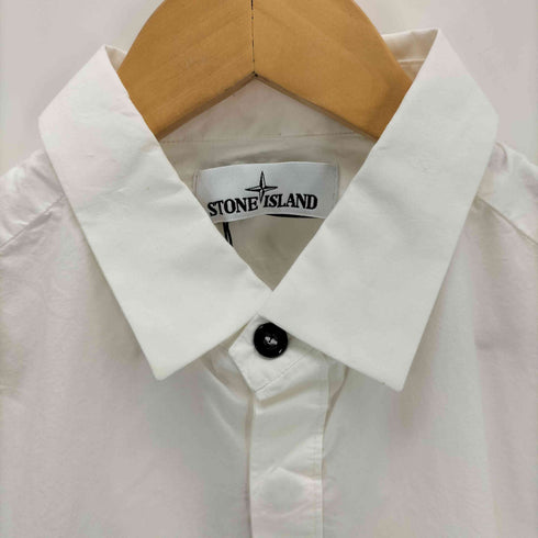 ストーンアイランド STONE ISLAND Regular fit 胸刺繍比翼シャツ メンズ JPN:M