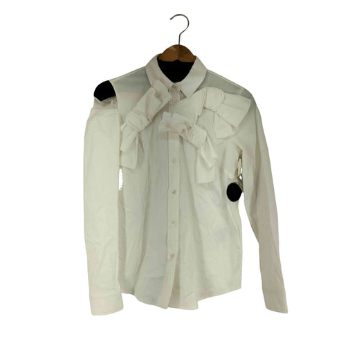 レッドヴァレンティノ RED VALENTINO リボンデザイン アシンメトリーシャツ レディース 38