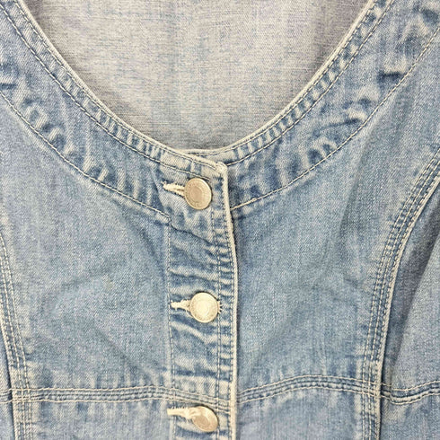ギャップ Gap 90S OLDタグ デニム キャミワンピース レディース 6