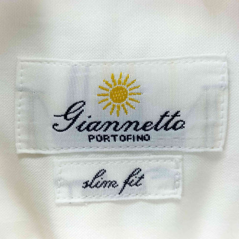 ジャンネット giannetto フロントプリーツ ドレスシャツ メンズ 5 3/4 40