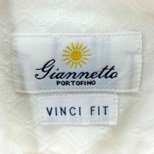 ジャンネット giannetto VINCI FIT コットンドレスシャツ メンズ 15 1/2 39