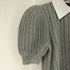 アリスオリビア alice + olivia Chase Cable Knit Puff Sleeve Sweater レディース S