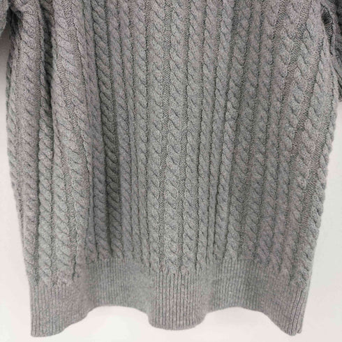 アリスオリビア alice + olivia Chase Cable Knit Puff Sleeve Sweater レディース S