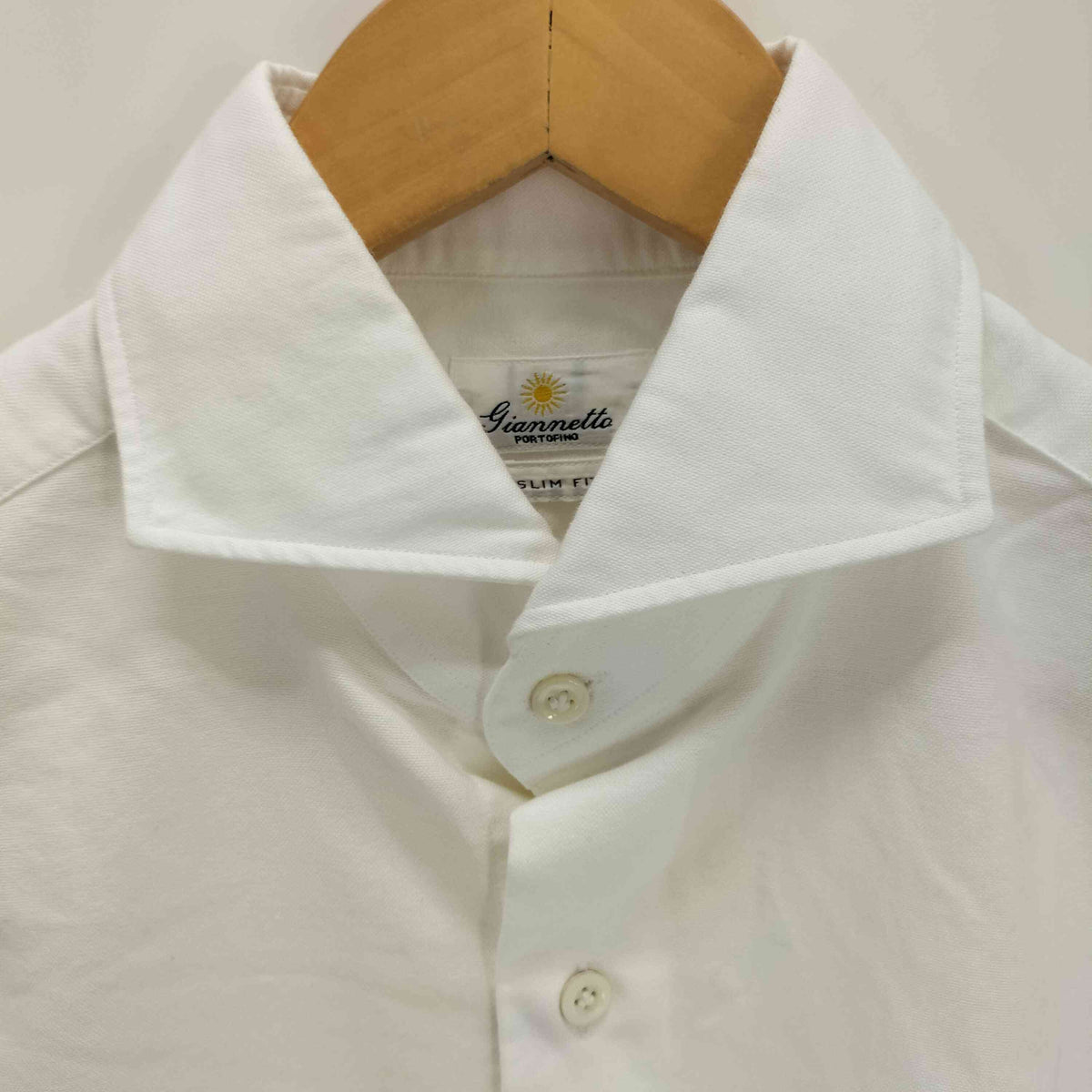 Giannetto ジャンネット slimfit 白シャツ 15 3/4 40 Giannetto ジャンネット slimfit 白シャツ 15 3/4 40 トップス
