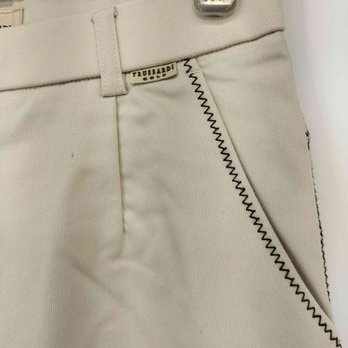 トラサルディ TRUSSARDI サイド ステッチデザイン チノパン レディース JPN:40