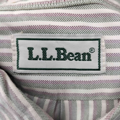 エルエルビーン L.L.Bean 80S ストライプオックスフォード L/S BDシャツ メンズ 16 2/1-34
