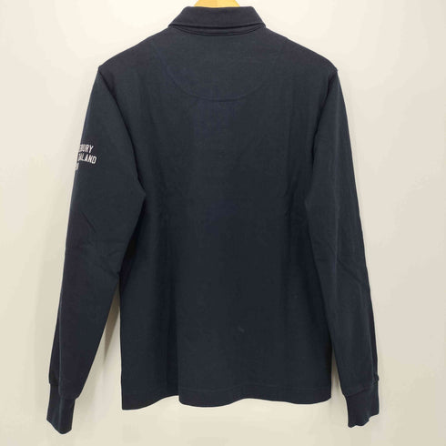 カンタベリー CANTERBURY ロゴ刺繍 L/S ラガーシャツ メンズ JPN:M