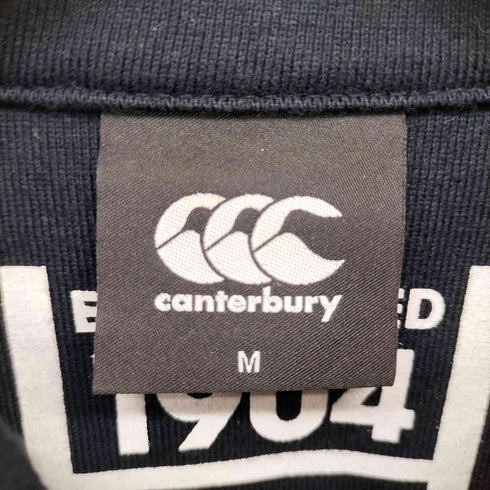 カンタベリー CANTERBURY ロゴ刺繍 L/S ラガーシャツ メンズ JPN:M