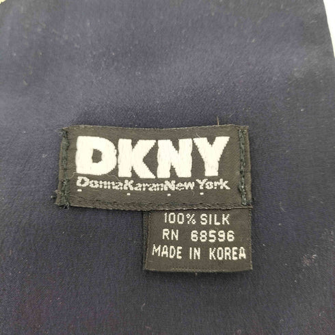 ダナキャランニューヨーク DKNY 100% シルク 総柄スカーフ レディース