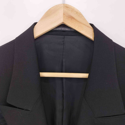ヨウジヤマモトプールオム Yohji Yamamoto POUR HOMME 23SS GABARDINE W-DOUBLE BODY PEAKED JKA 100番台 ウールギャバジン メンズ JPN:2