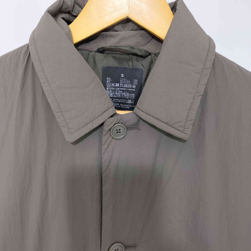 ムジルシリョウヒン 無印良品 2024AW 洗える中わた ステンカラーコート メンズ JPN:S