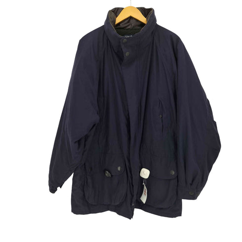 ノーティカ NAUTICA 90S 襟裏レザー 中綿 ジップアップジャケット メンズ L/G