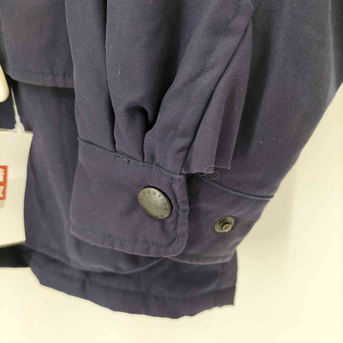 ノーティカ NAUTICA 90S 襟裏レザー 中綿 ジップアップジャケット メンズ L/G