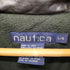 ノーティカ NAUTICA 90S 襟裏レザー 中綿 ジップアップジャケット メンズ L/G