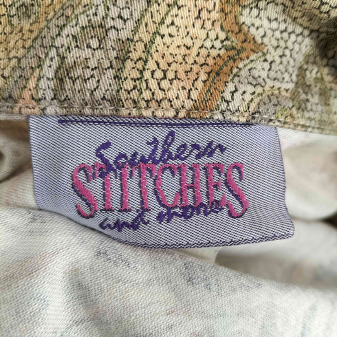 STITCHES USA製 総柄ジップジャケット メンズ 2X