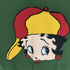 ベティー BETTY BOOP バック キャラクター ロゴ 刺繍 ドライバーズ ニット レディース